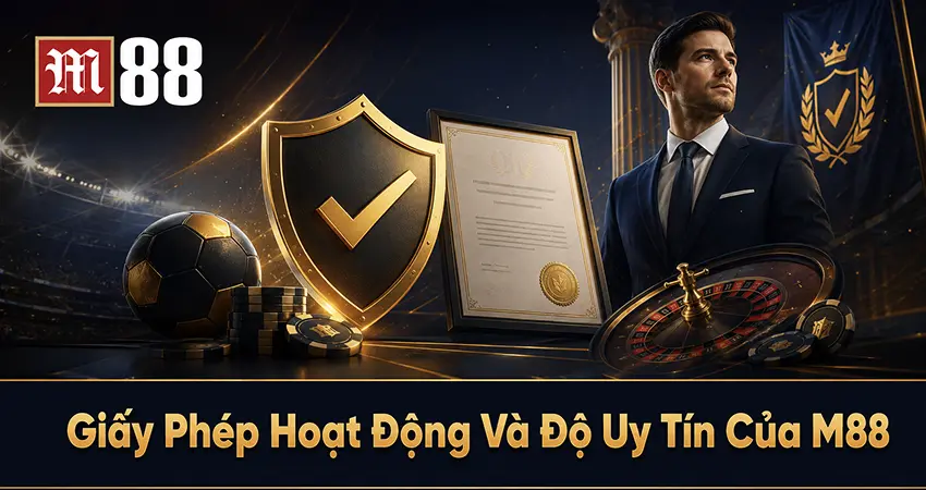 Giấy Phép Hoạt Động Và Độ Uy Tín Của M88